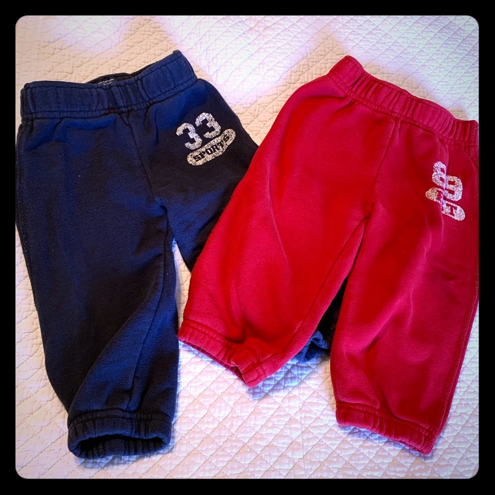 2 pairs of boys joggers (18M)